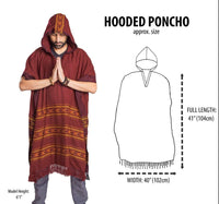 Thumbnail for Poncho With Hood (Free Spirit) -