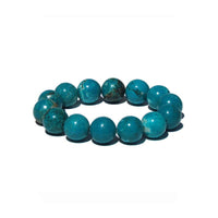 Thumbnail for Turquoise Gemstone Bracelet - Turquoise Stone Stretch Bracelet